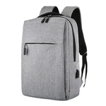 D-Pro Oxford plecak z USB na laptopa MacBook Air Pro 13 14 15 17 (Jasny szary)